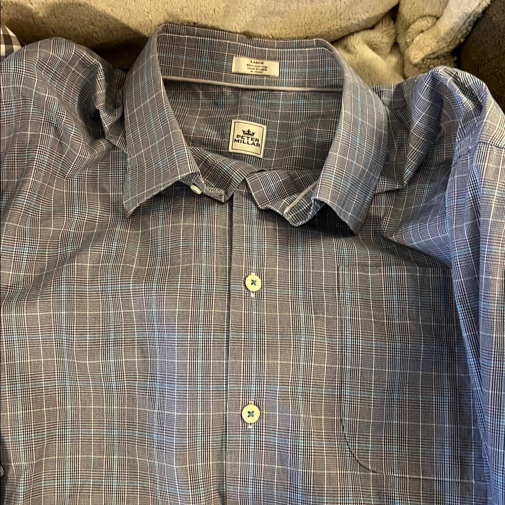 6 Peter Millar Button Down Shirts. Large - image 4